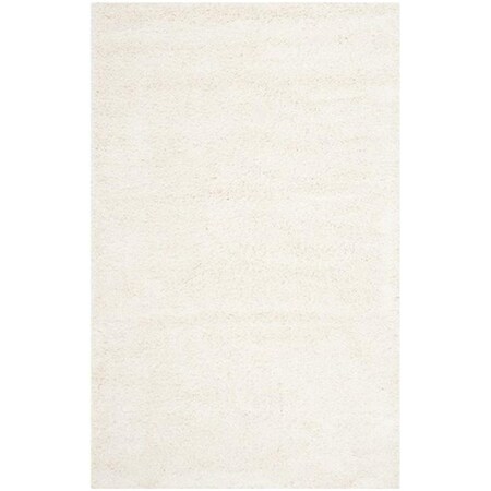 Safavieh Milan Shag Power Loomed Rectangle Rug- Ivory- 6 x 9 ft. SG180-1212-6